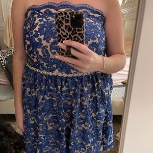 Above the knee cocktail dress